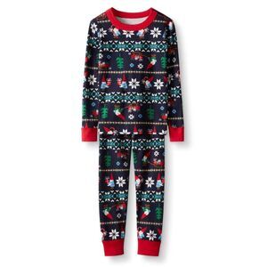 Hanna Andersson Gnome Sweet Gnome Holiday Long John PJ Pajama Set Small NEW
